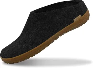 Glerups 100% Gotland Sheep Wool Slipper with rubber sole - Unisex Slip-on