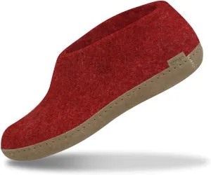 Glerups 100% high quality wool mix Boot Slipper with leather sole - Unisex