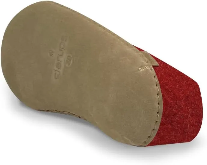 Glerups 100% high quality wool mix Boot Slipper with leather sole - Unisex