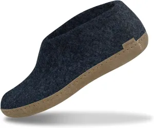 Glerups 100% high quality wool mix Boot Slipper with leather sole - Unisex