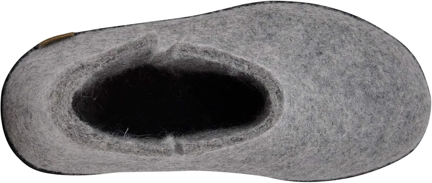 Glerups 100% high quality wool mix Boot Slipper with rubber sole - Unisex