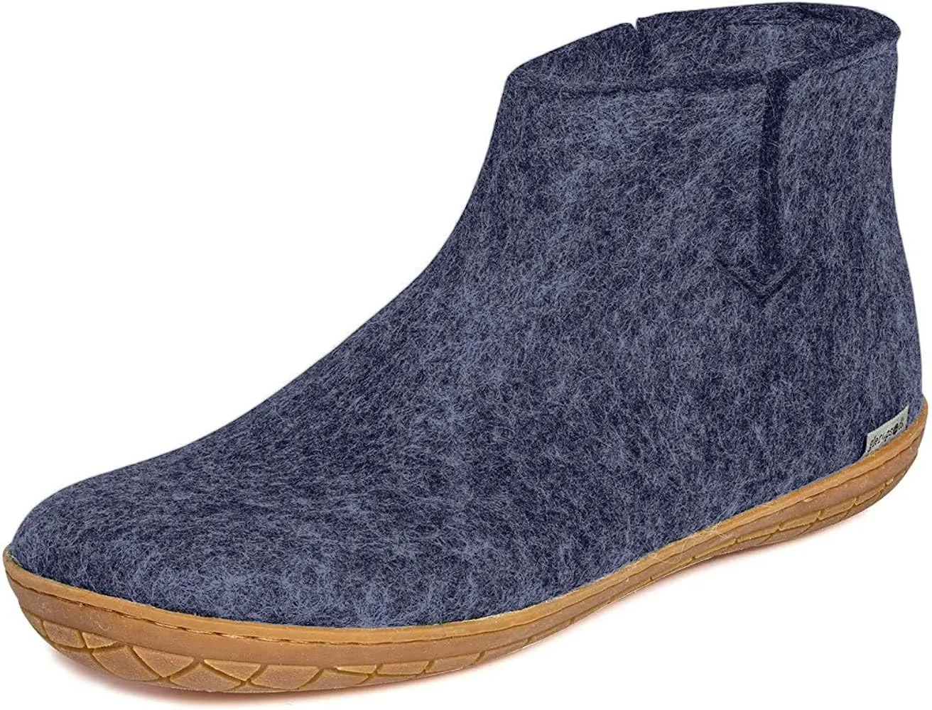 Glerups 100% high quality wool mix Boot Slipper with rubber sole - Unisex
