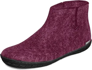 Glerups 100% high quality wool mix Boot Slipper with rubber sole - Unisex