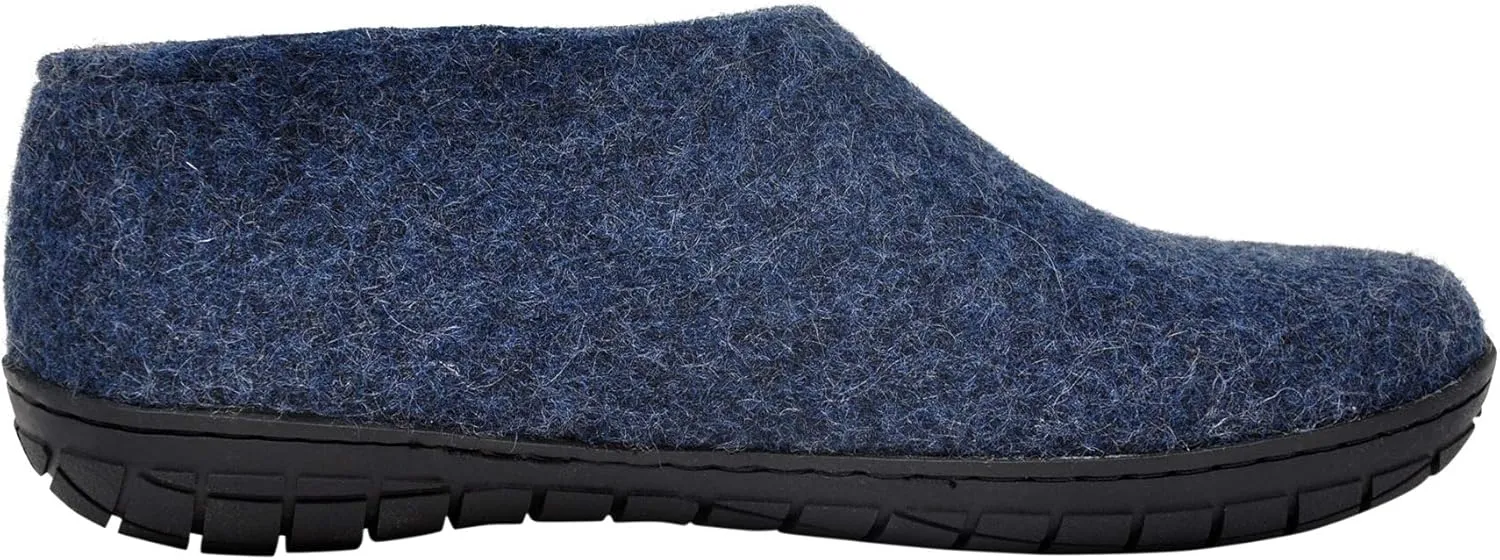 Glerups 100% high quality wool mix Shoe Slipper with rubber sole - Unisex