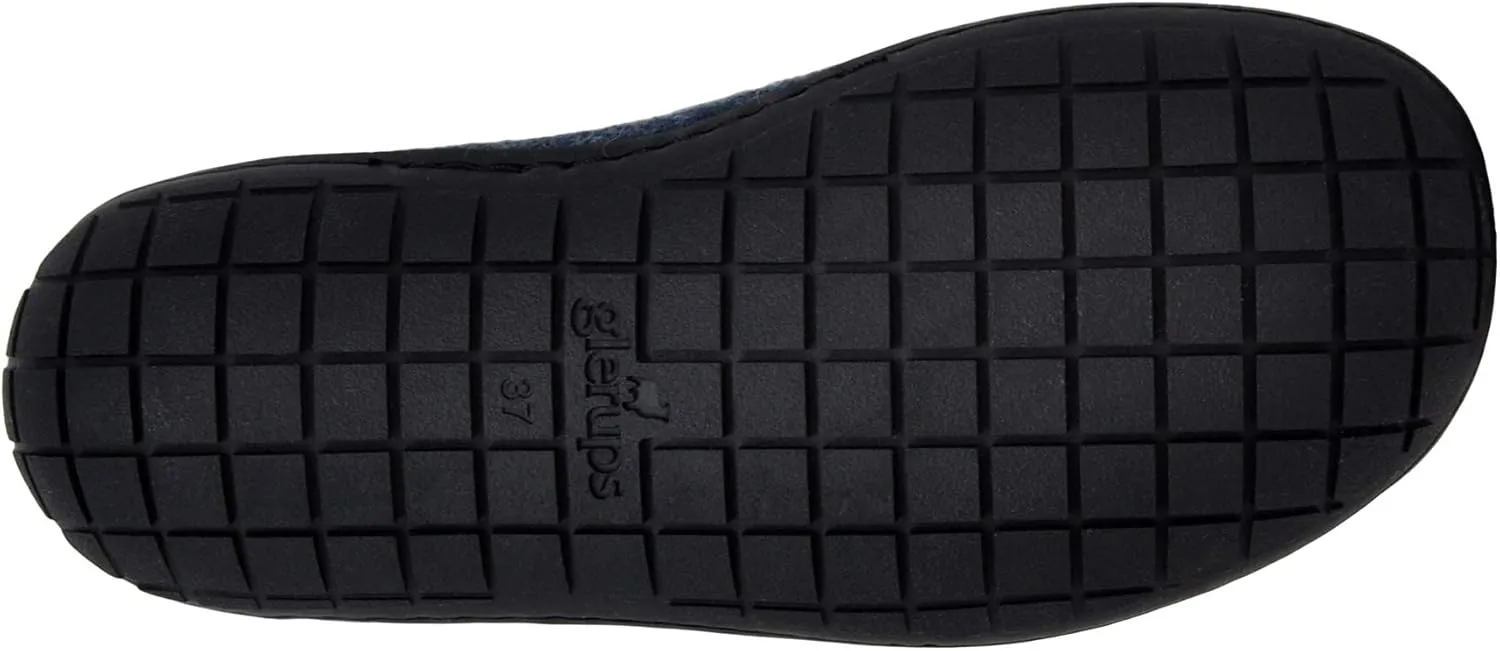 Glerups 100% high quality wool mix Shoe Slipper with rubber sole - Unisex