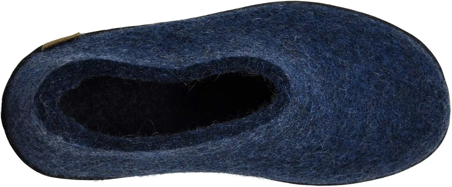 Glerups 100% high quality wool mix Shoe Slipper with rubber sole - Unisex