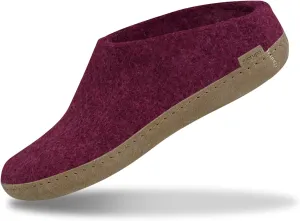 Glerups 100% high quality wool mix Slipper with leather sole - Unisex Slip-on