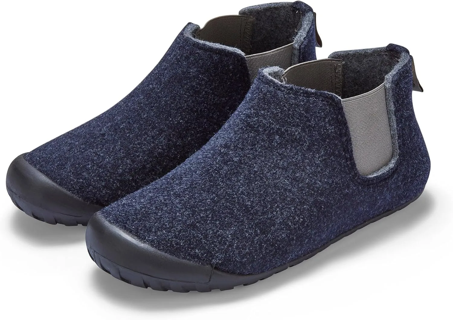 Gumbies Brumby Boot Slippers for Indoors and Outdoors, Eco-friendly Felt Uppers, Elasticated Sides, Recycled Rubber Outsoles - Comfort Guaranteed