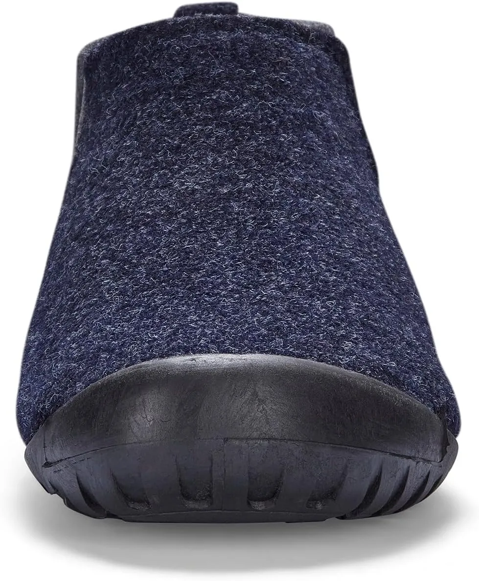 Gumbies Brumby Boot Slippers for Indoors and Outdoors, Eco-friendly Felt Uppers, Elasticated Sides, Recycled Rubber Outsoles - Comfort Guaranteed