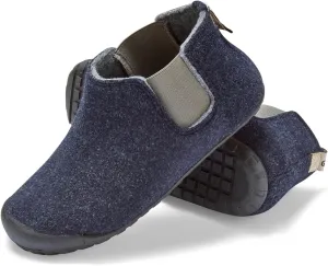 Gumbies Brumby Boot Slippers for Indoors and Outdoors, Eco-friendly Felt Uppers, Elasticated Sides, Recycled Rubber Outsoles - Comfort Guaranteed