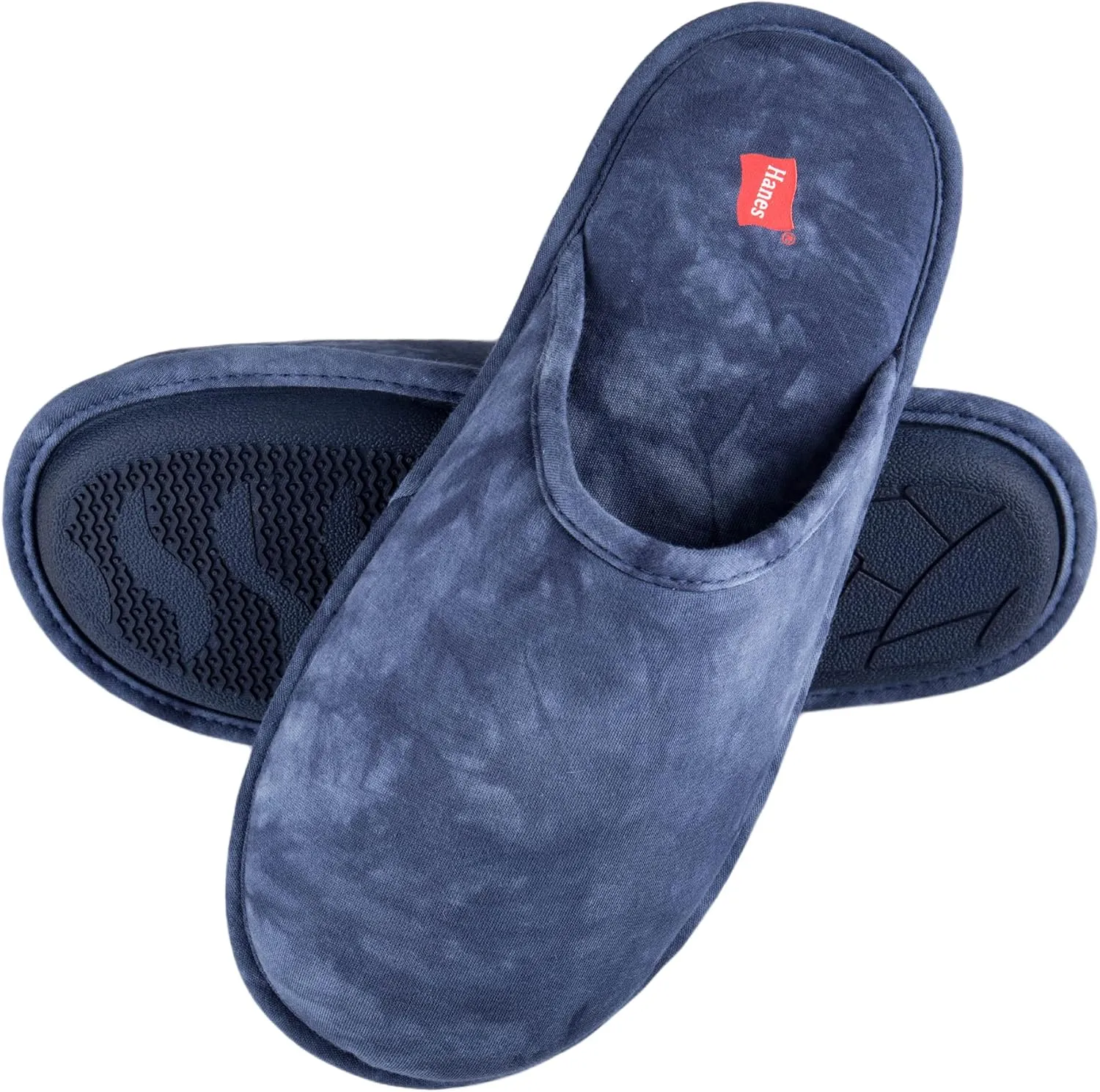 Hanes womens Comfort Cotton on Scuff With Memory Foam and Anti-skid Sole Slipper