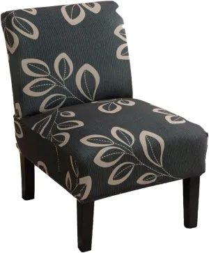 HAOYONG Armless Accent Chair Cover, Stretch Chair Slipcover Printed Slipper Chair Covers Furniture Protector Covers for Living Dining Room Hotel