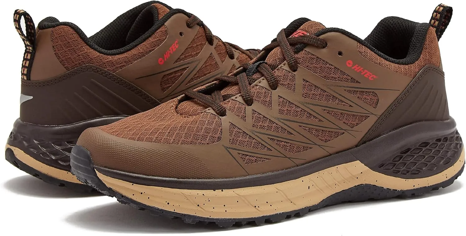 HI-TEC Destroyer Low Men’s Running Shoes, Lightweight Mesh Athletic Sneakers for Men