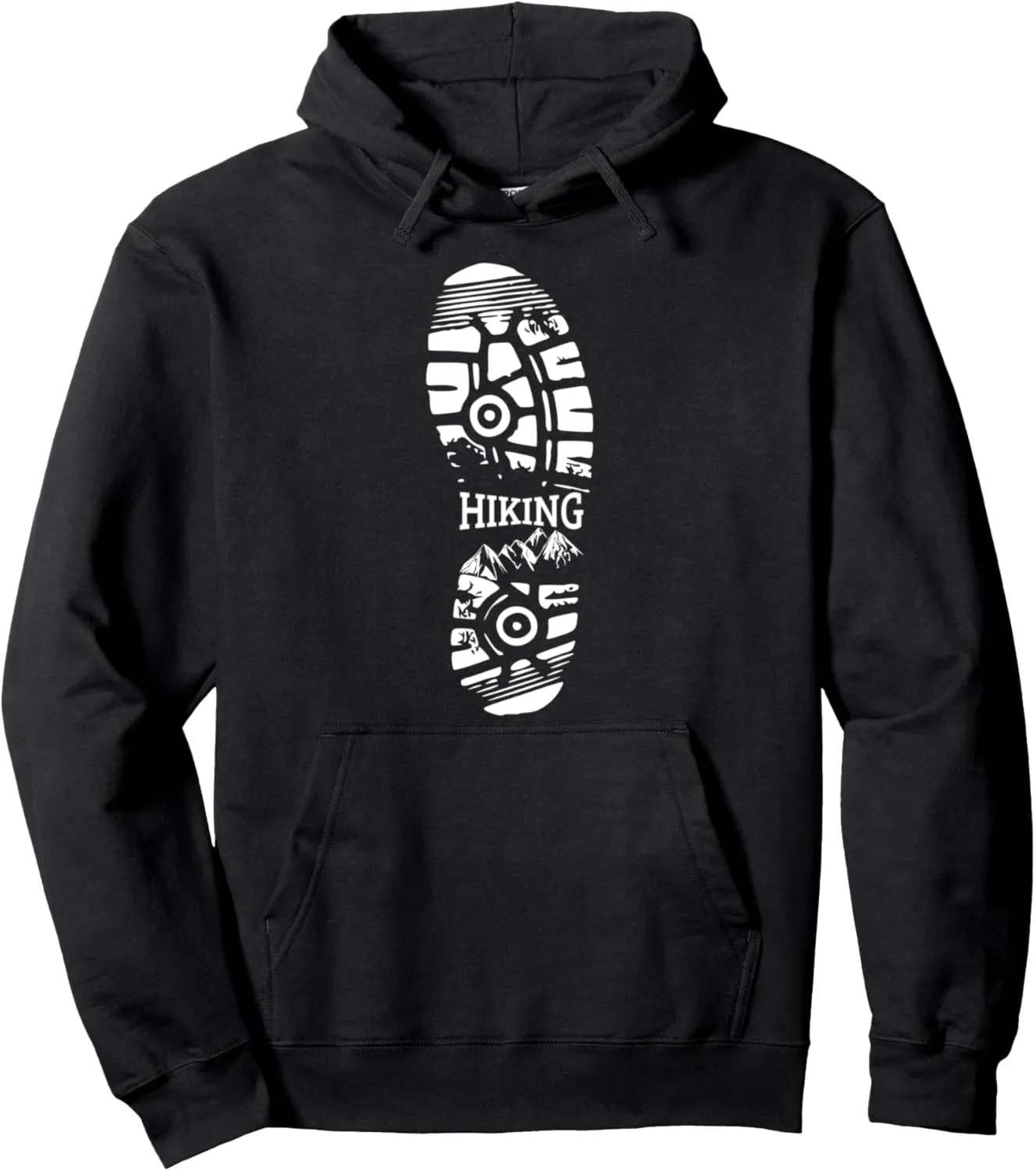 Hiking Boot Gift For A Hiker Or Wanderer Pullover Hoodie