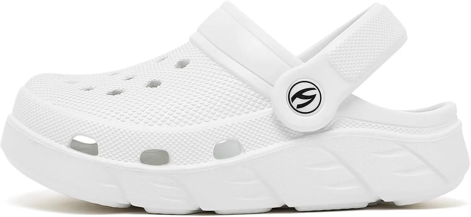HOBIBEAR Kids Garden Clogs Toddler Sandals for Boys Girls Slipper Beach Water Shoes Slip on (Toddler/Little/Big Kids)