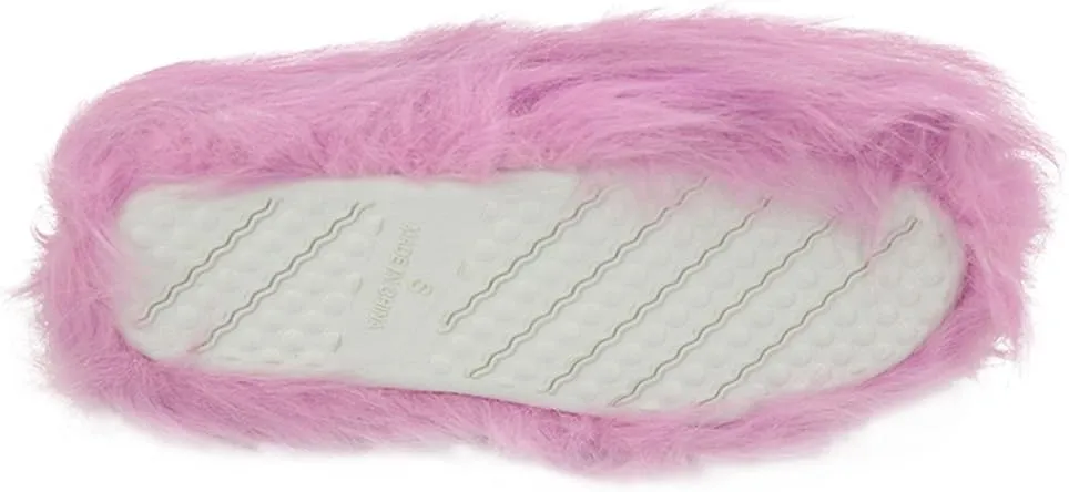 Home Slipper Women's Warm Cute Long Fleece Plush Indoor House SPA Slippers Clogs