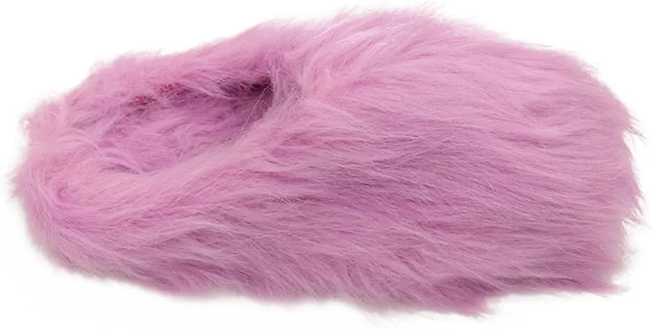 Home Slipper Women's Warm Cute Long Fleece Plush Indoor House SPA Slippers Clogs