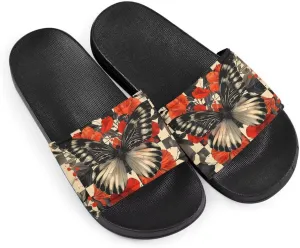 Howilath Novelty Pattern Summer Slide Slippers for Women Kids, Comfortable Soft Sole Non-Slip Slippers Slide Sandal