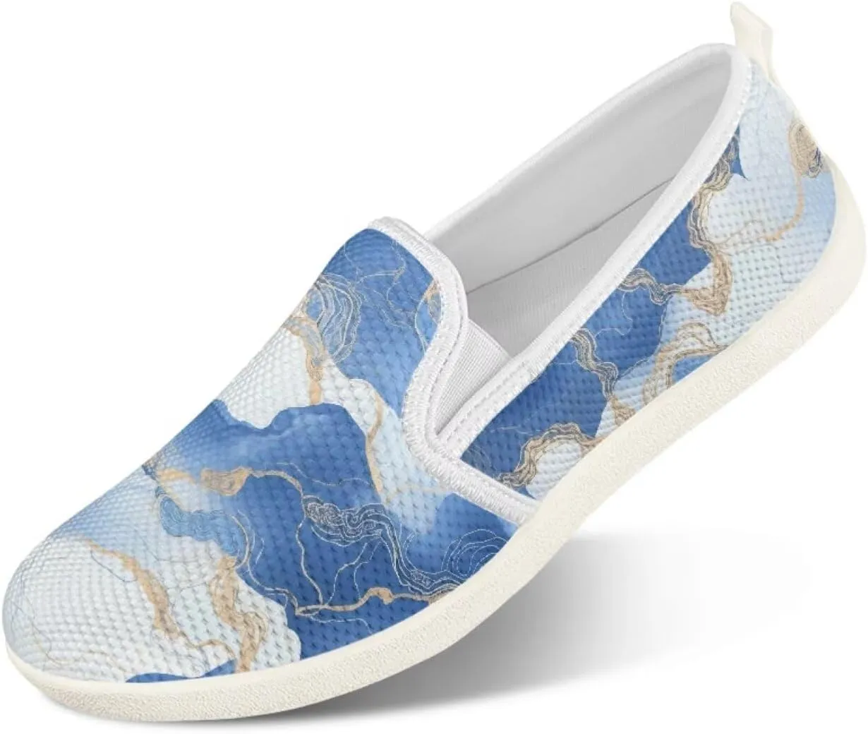 Howilath Slip on Loafers for Women Flat Mesh Shoes Running Sneakers Lightweight Casual Shoes