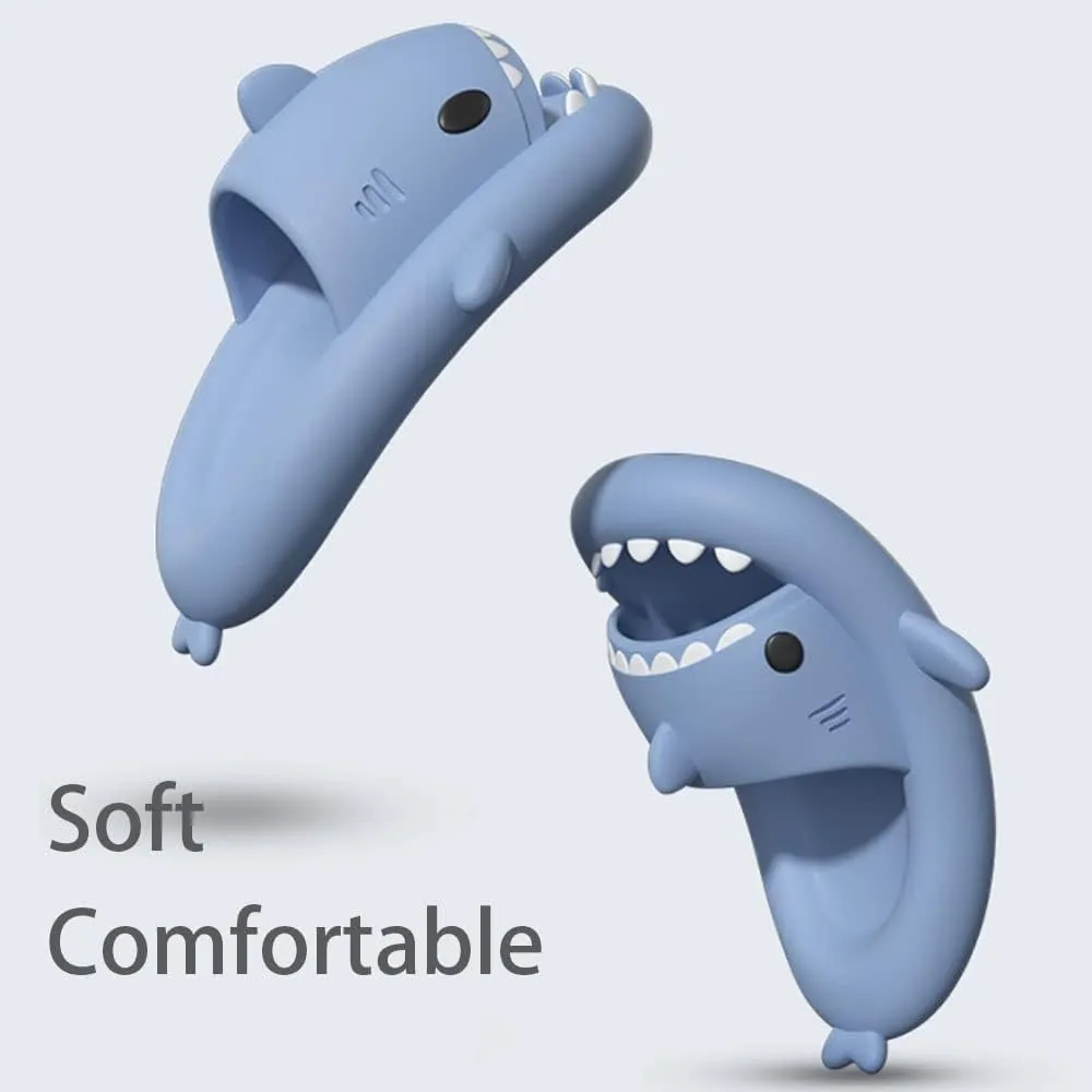 Hrtesus Shark Slides, Cloud Shark Slippers, Sharky Chanclas, Original Shark Slides for Women Men, Casual Anti-Slip Cloud Shark Slides