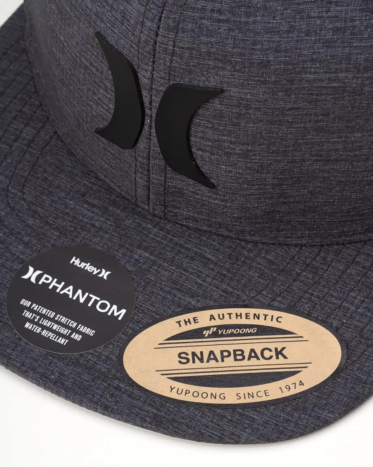 Hurley Men’s Hat – Lightweight Phantom Core Snap-Back Baseball Cap