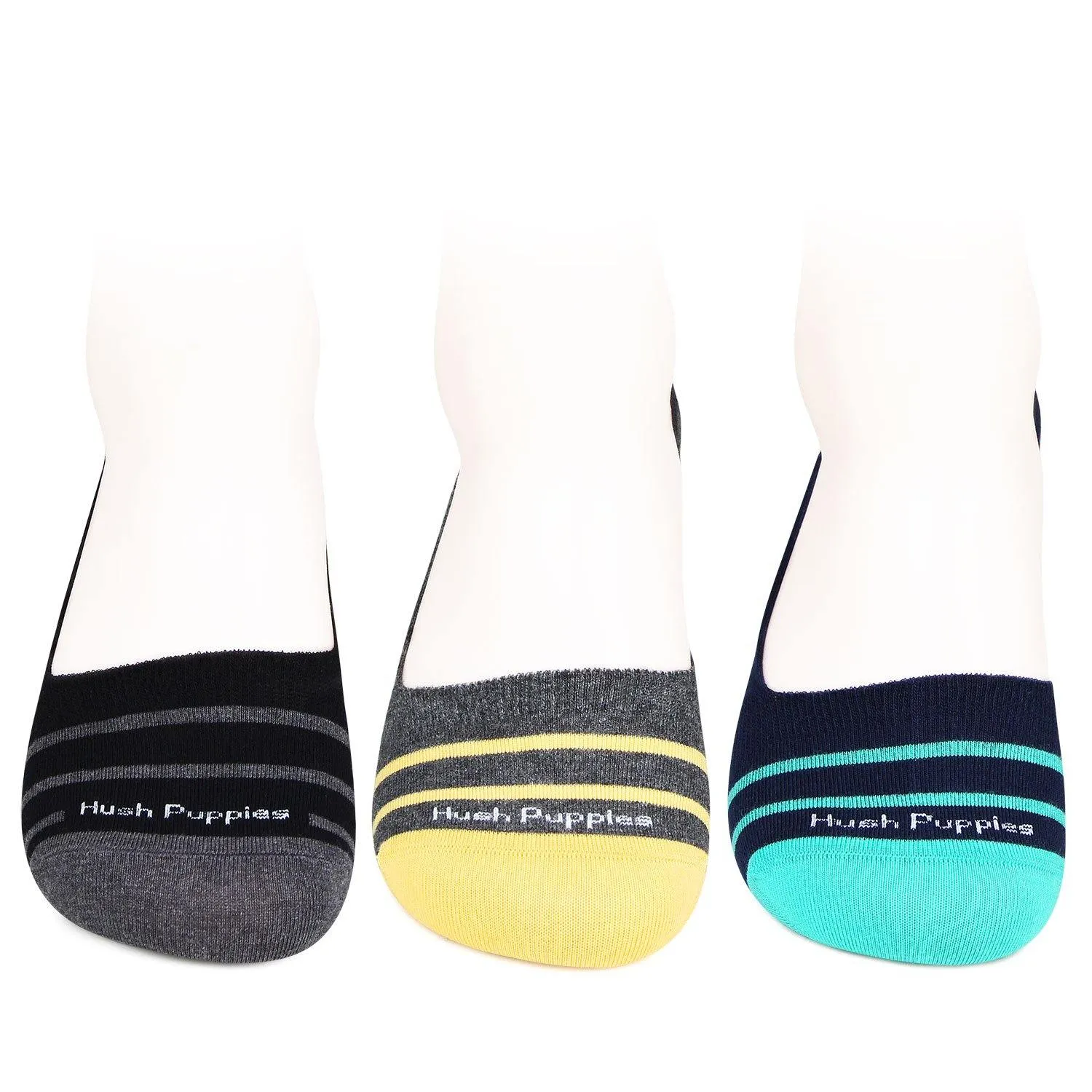 Hush Puppies Men's Multicolored Loafer Socks