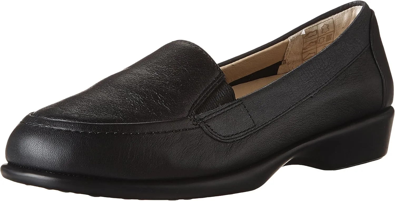 Hush Puppies Women's Tacye Hyatisse Slip-on Loafer, Black, 9 M US