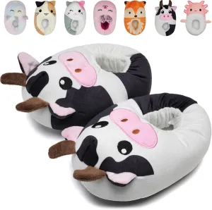 IceUnicorn Toddler Slippers Kids Cute Funny Animal House Shoes Girls Boys Christmas Fluffy Bedroom Indoor Slipper, Cat, Bunny, Unicorn, Dinosaur, Fox, Cow