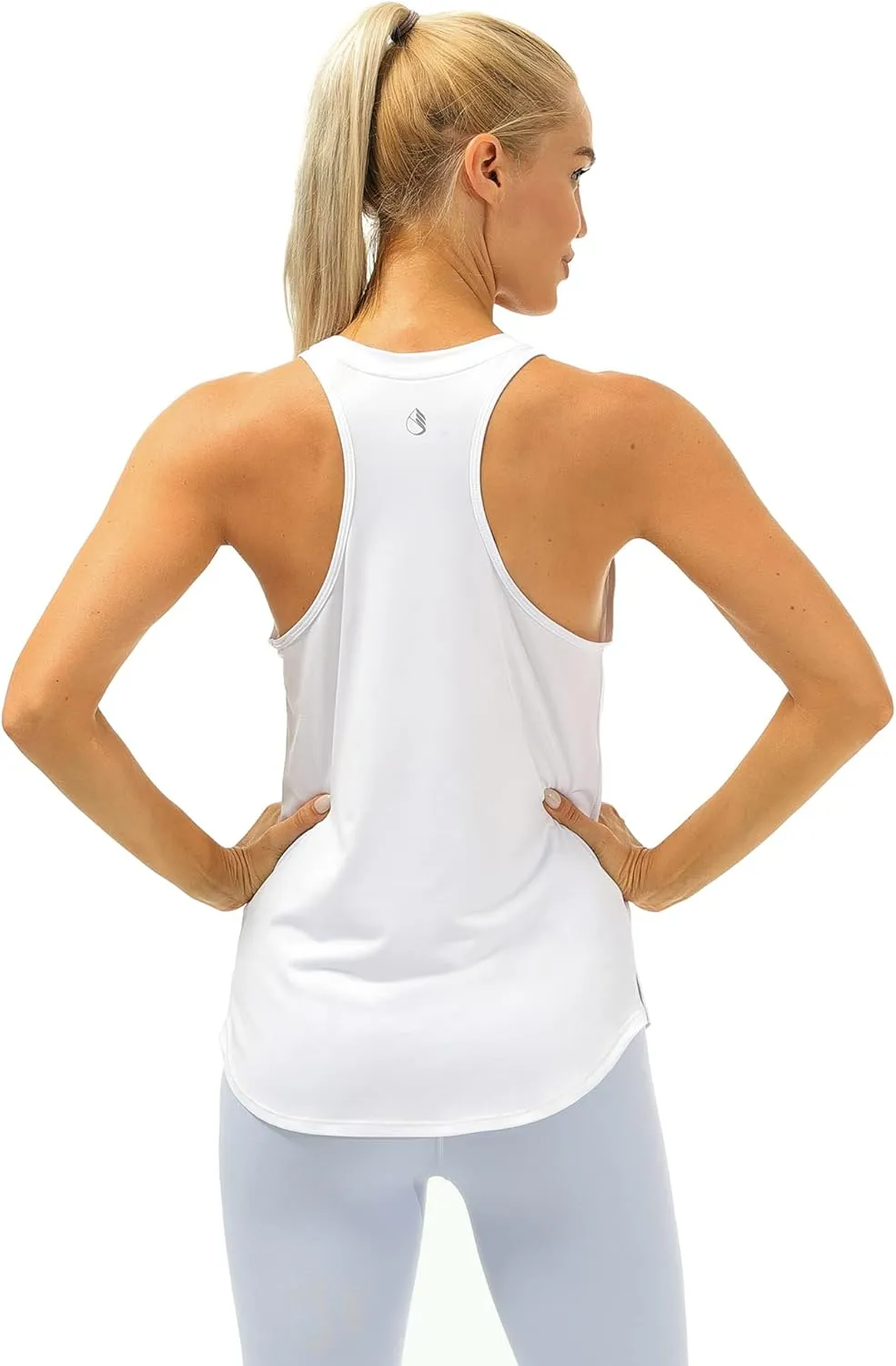 icyzone Women's Racerback Workout Tank Tops - Athletic Yoga Tops, Running Exercise Gym Shirts (Pack of 3)