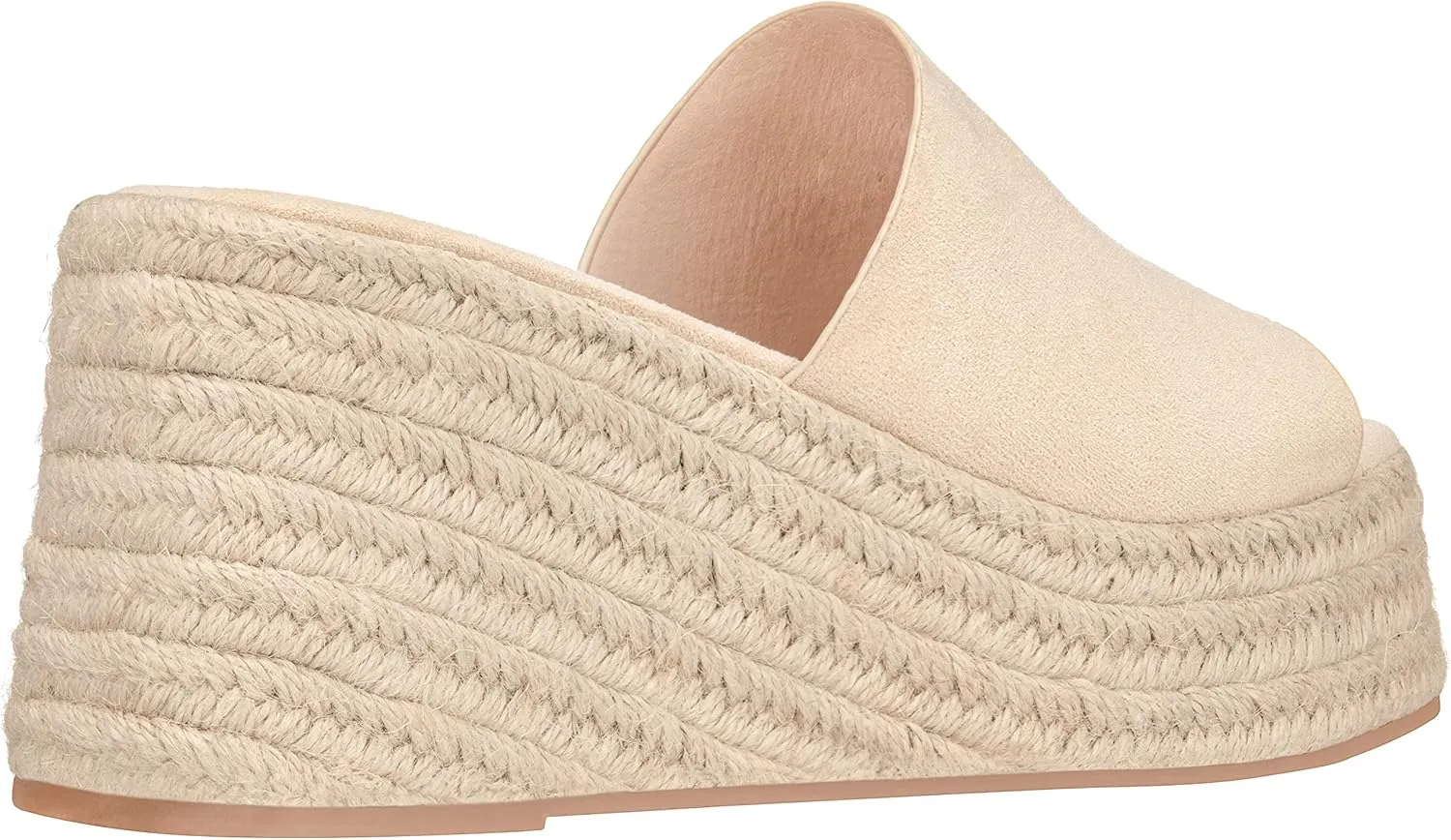 ILLUDE Women's Wedge Sandal Espadrille Platform Slip On Open Toe Wedge Heel Sandals