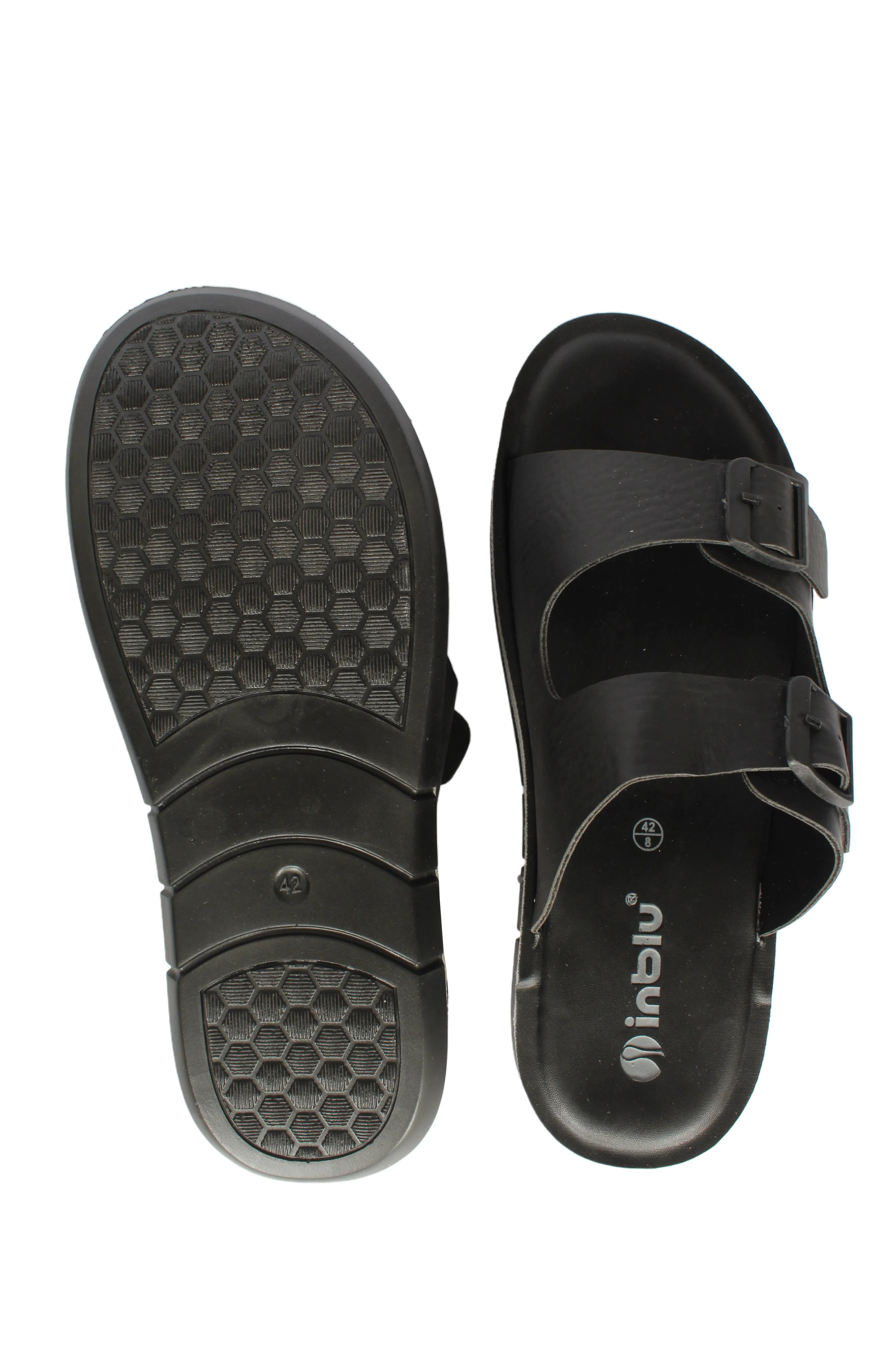 Inblu BLACK Slipper with slip-on for male