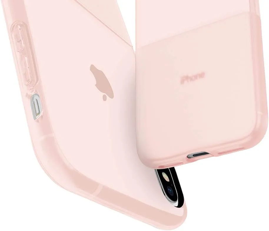 Incipio NGP Translucent Case for iPhone iPhone Xs Max (6.5") with Flexible Shock-Absorbing Drop-Protection - Rose