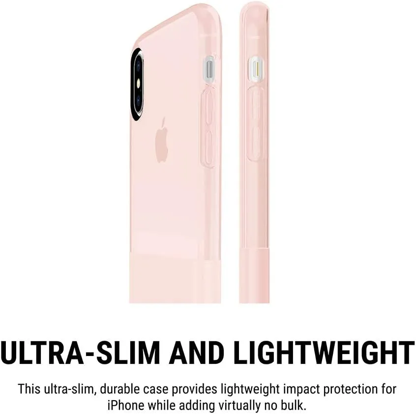 Incipio NGP Translucent Case for iPhone iPhone Xs Max (6.5") with Flexible Shock-Absorbing Drop-Protection - Rose