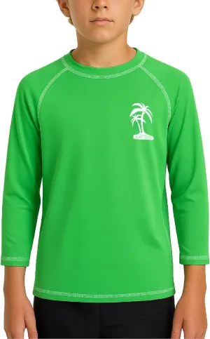 iXtreme Boys Rash Guard Long Sleeve Swim Shirt - UPF 50  Sun Protection Quick Dry Swim Top, UV Beach Wear Rash Guard for Boys