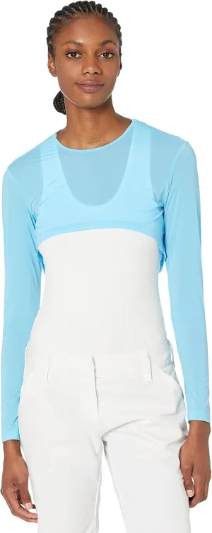Jamie Sadock Sunsense® 35 SPF Lightweight Long Sleeve Crew Neck Crop Layering Top