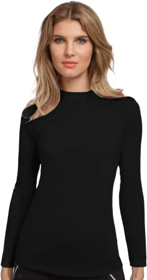 Jamie Sadock® Sunsense® Mandarin Collar Layering Shirt for Women – Long Sleeves – Blended Nylon