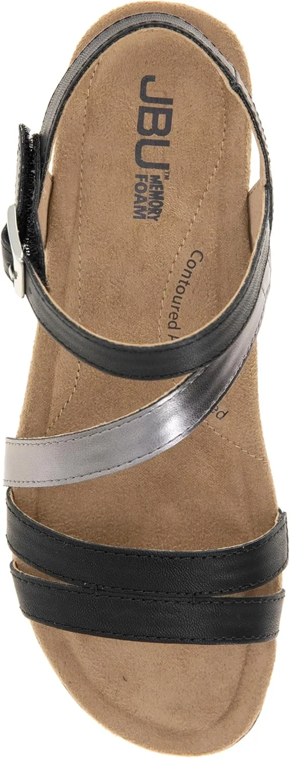 JBU Women's Fashion Flat Sandal