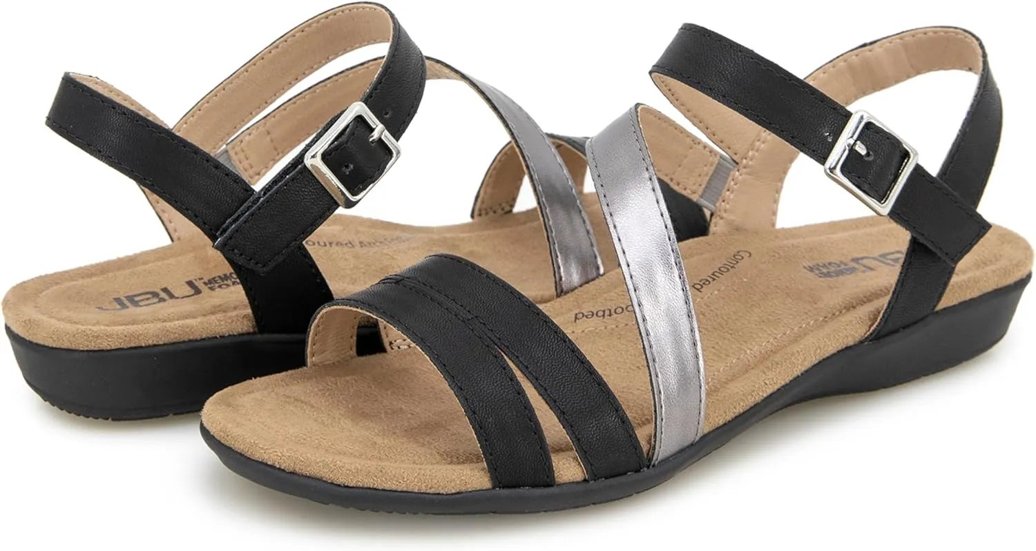JBU Women's Fashion Flat Sandal
