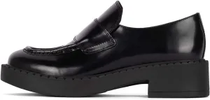 Jeffrey Cambell Librarian Vamp Moc-Toe Classic Penny Loafer Black Box