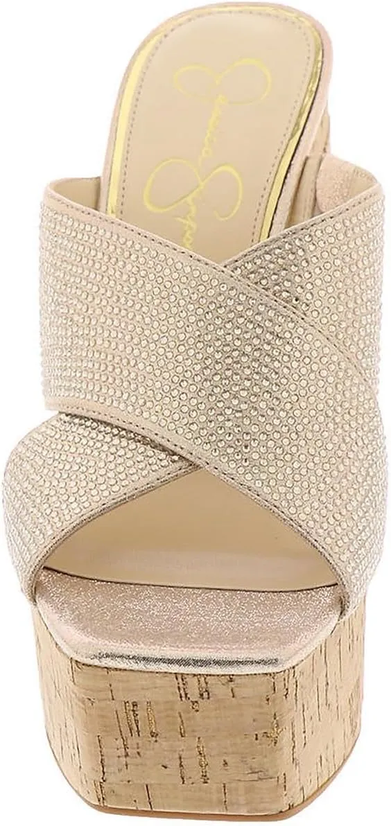 Jessica Simpson Women's Basima Platform High Heel Sandal Wedge