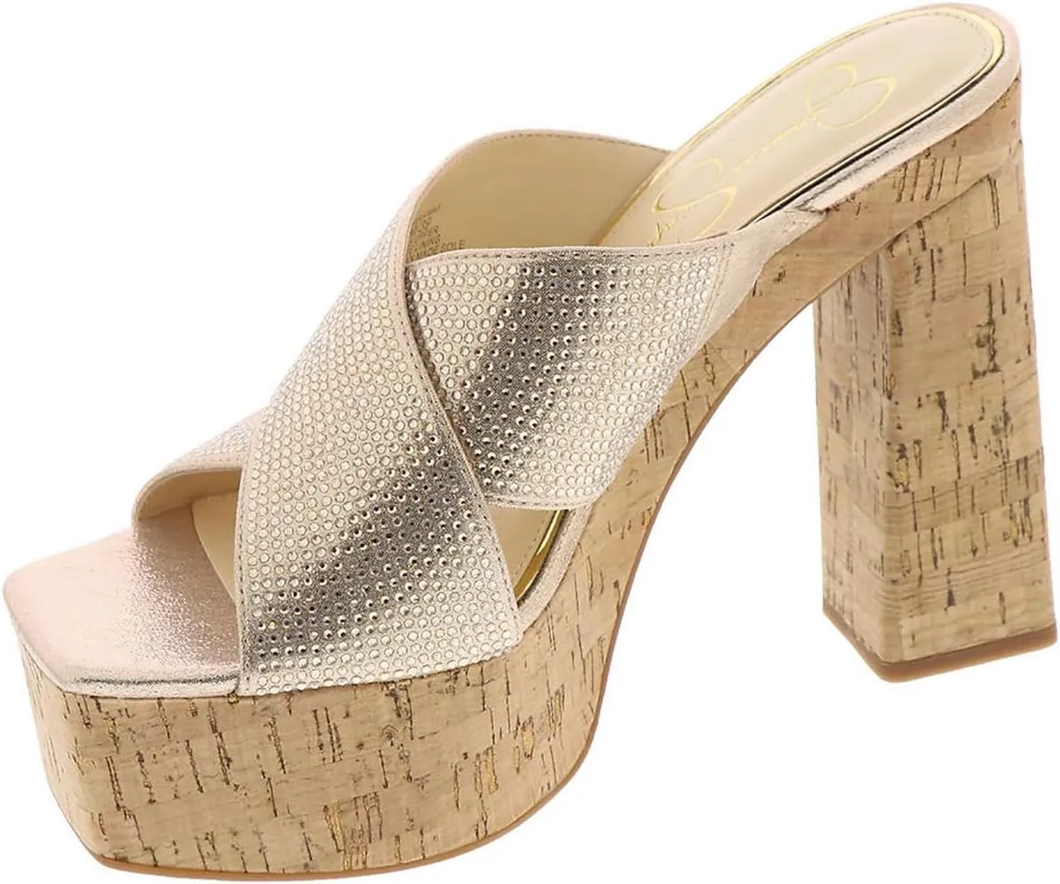 Jessica Simpson Women's Basima Platform High Heel Sandal Wedge
