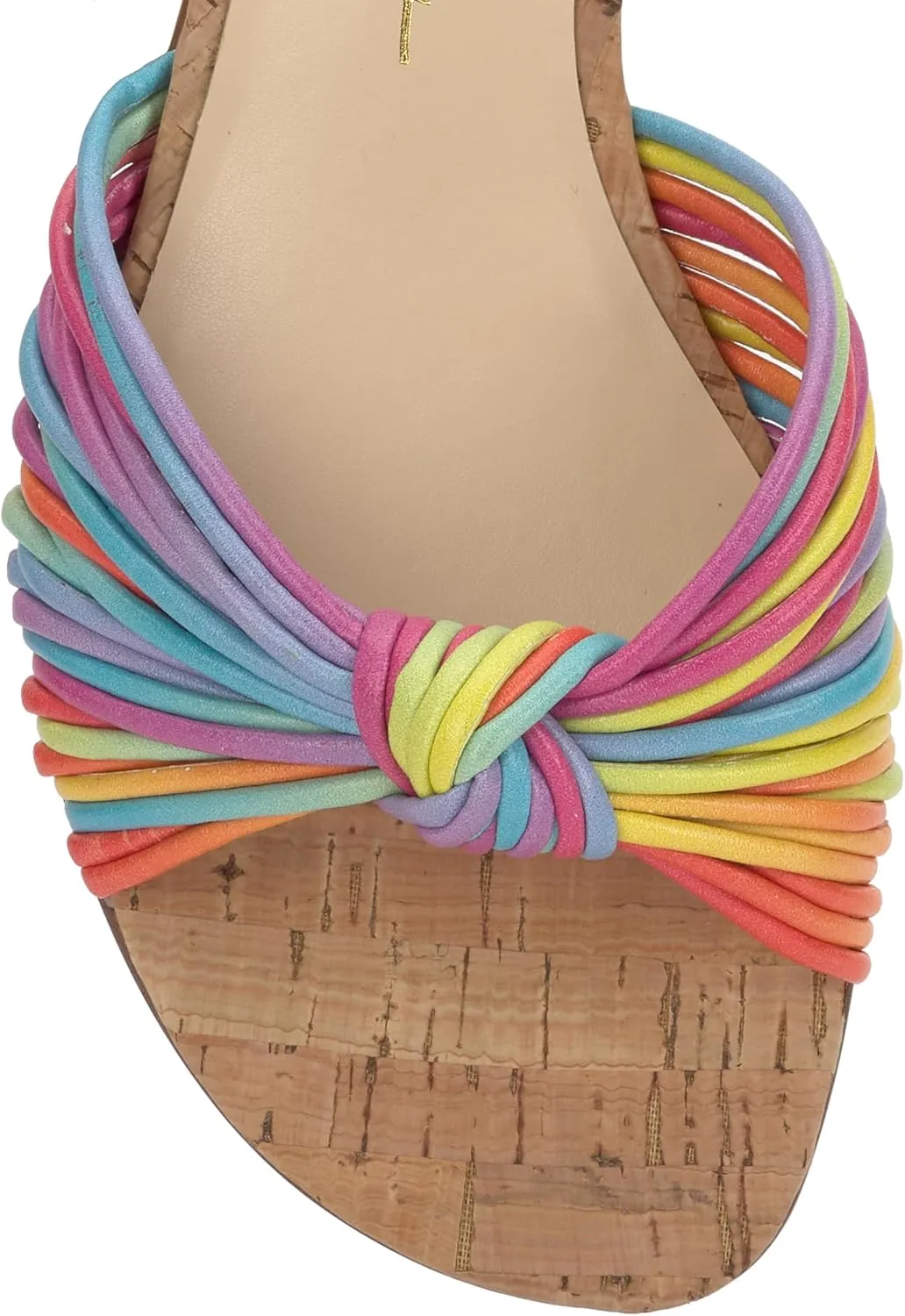 Jessica Simpson Womens Dydra Denim Slip-On Slide Sandals