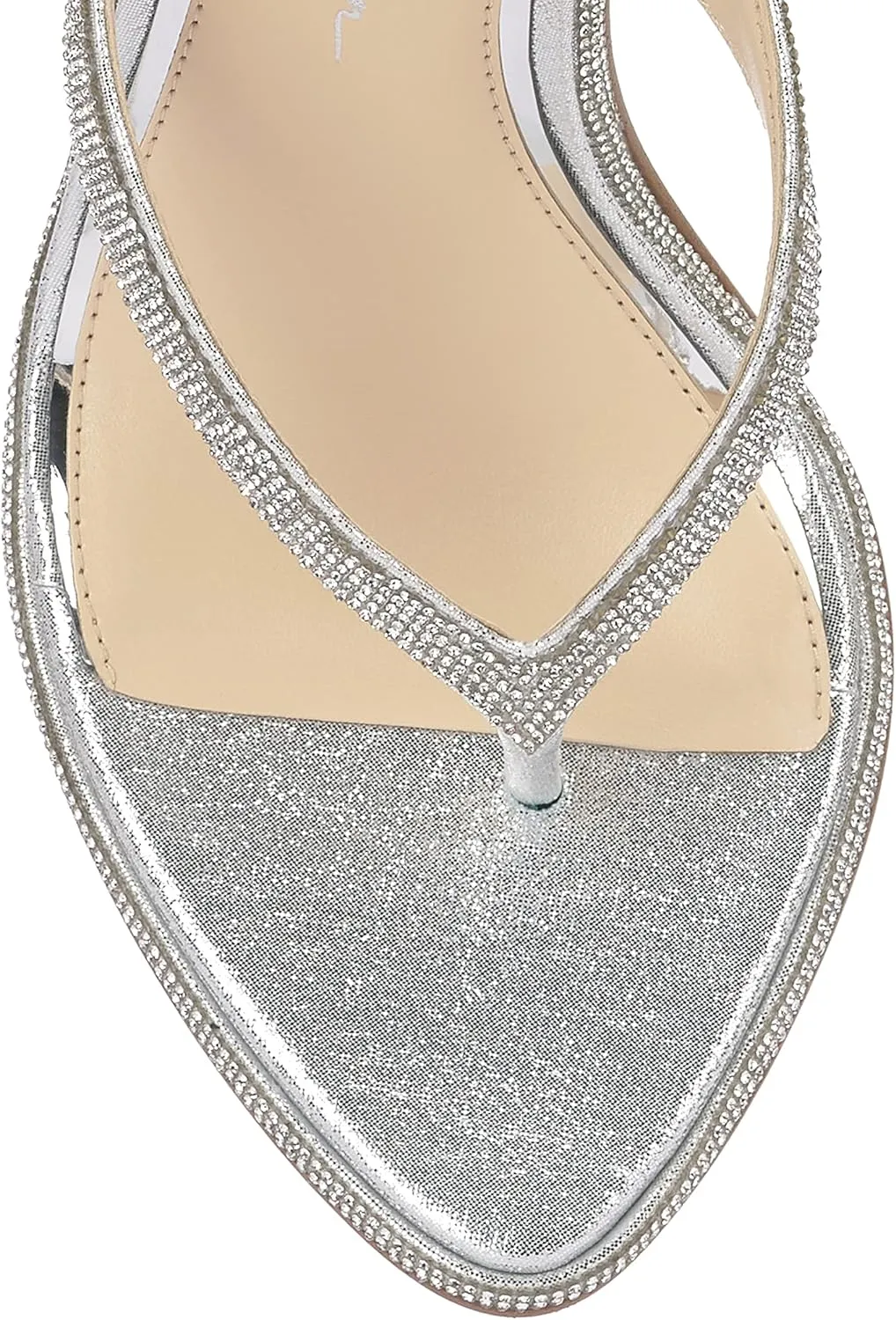 Jessica Simpson Women's Pules Embellished High Heel Sandal Heeled
