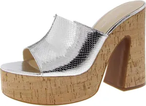 Jessica Simpson Womens Xona2 Peep Toe Slip On Platform Sandals