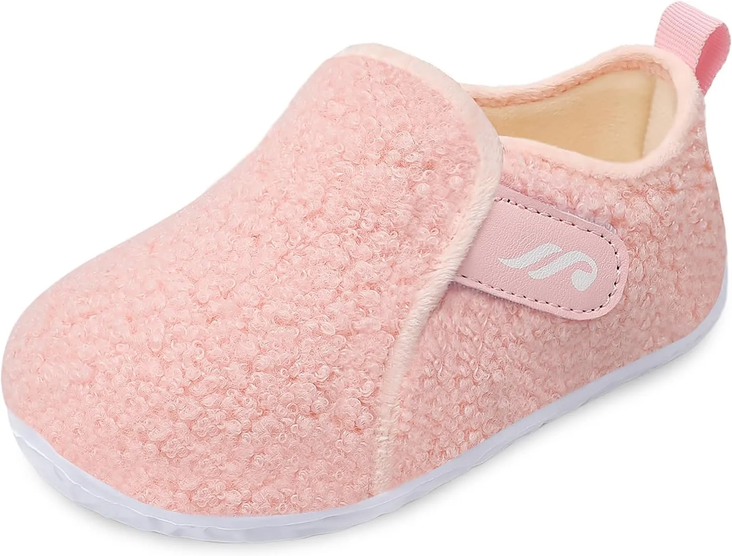 JIASUQI Toddler Slippers Fuzzy Kids Slippers Warm House Shoes for Boys Girls