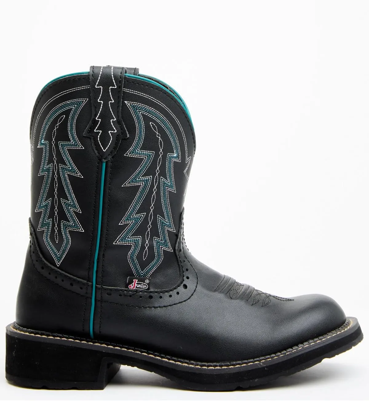 Justin Boot Company Women`s Gypsy Brown Vamp 8In Round Toe Western Boot