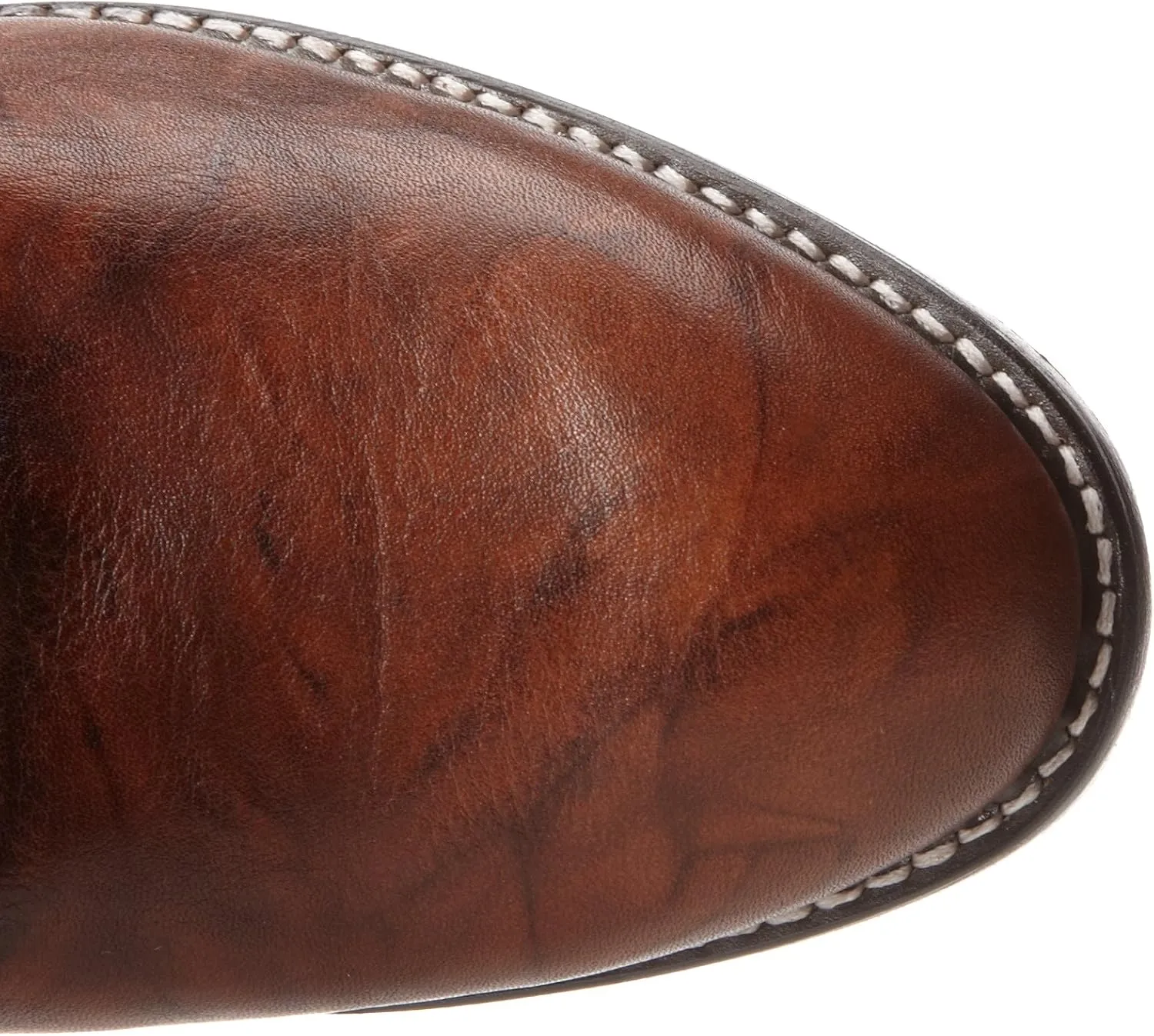 Justin Jackson 10" Roper Cowboy Boots for Men - Round Toe Full-Grain Leather Upper, J-Flex Comfort System, and Hand-Nailed Leather Outsole