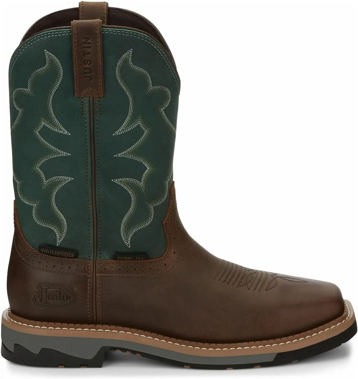 Justin Men's Boot Barn Carbide Waterproof Western Work Composite Toe - Mj2205