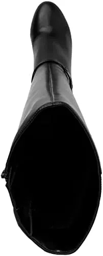 Karen Scott Hanna Wide-Calf Dress Boots, Created for Macy's Women's Shoes, Black, 7M WC