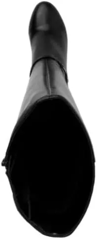 Karen Scott Hanna Wide-Calf Dress Boots, Women's Shoes, Black, 9.5M Wide Calf